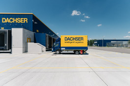 Johannes Meger - Fotograf für Werbefotos - Dachser E-Lkw Eschbach Freiburg- Werbefotografie Mittelstand